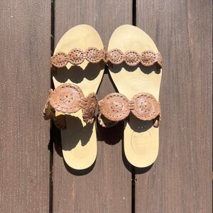 Jack Rogers brown sandals size 7